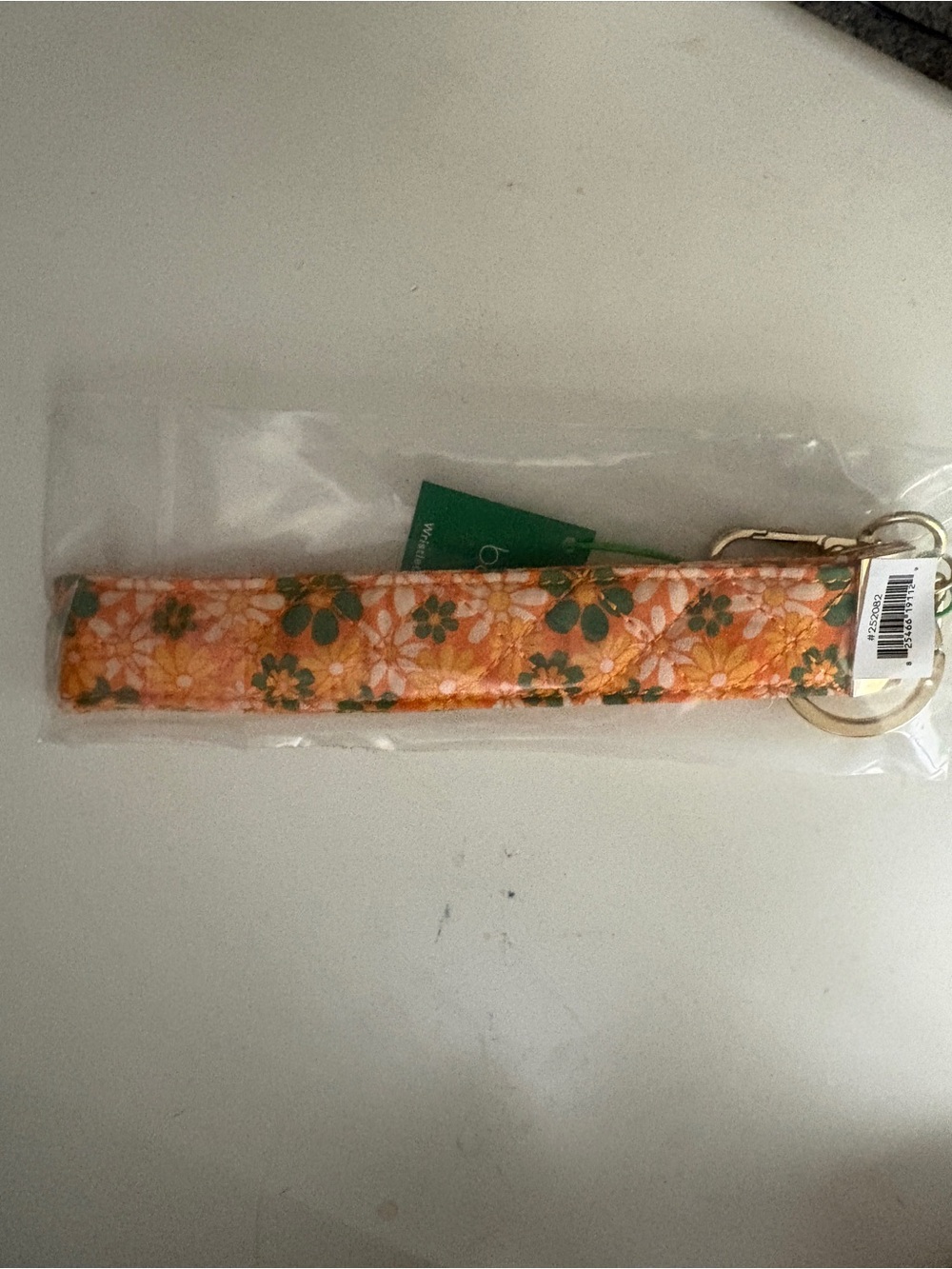 NWT Ban.do Retro Floral Wristlet Keychain